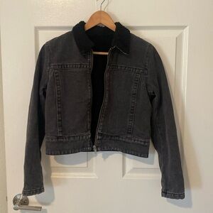 RARE!! Brandy Melville x J Galt Karina Sherpa Denim Jacket